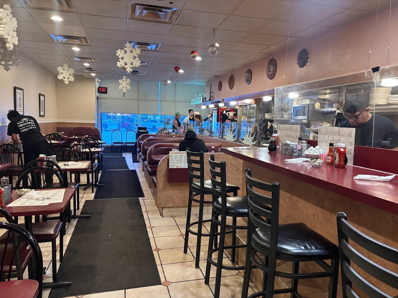 Inside Sunrise Cafe